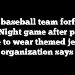 Pro baseball team forfeits Pride Night game after players refuse to wear themed jerseys, organization says