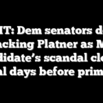 SEE IT: Dem senators dodge on backing Platner as Maine candidate’s scandal clouds final days before primary