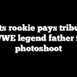Saints rookie pays tribute to WWE legend father in photoshoot