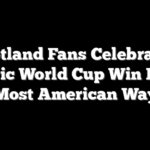 Scotland Fans Celebrated Historic World Cup Win In The Most American Way