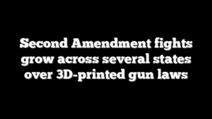 Second Amendment fights grow across several states over 3D-printed gun laws