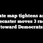 Senate map tightens as top forecaster moves 3 races toward Democrats