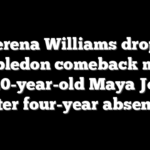 Serena Williams drops Wimbledon comeback match to 20-year-old Maya Joint after four-year absence