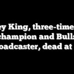Stacey King, three-time NBA champion and Bulls broadcaster, dead at 59