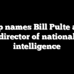 Trump names Bill Pulte acting director of national intelligence