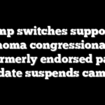 Trump switches support in Oklahoma congressional race as formerly endorsed pastor candidate suspends campaign