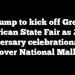 Trump to kick off Great American State Fair as 250th anniversary celebrations take over National Mall