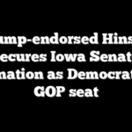Trump-endorsed Hinson secures Iowa Senate nomination as Democrats eye GOP seat
