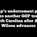 Trump’s endorsement power faces another GOP test in South Carolina after Alan Wilson advances