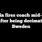 Tunisia fires coach mid-World Cup after being decimated by Sweden