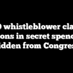 UFO whistleblower claims billions in secret spending hidden from Congress