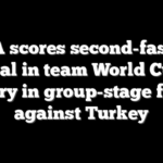 USA scores second-fastest goal in team World Cup history in group-stage finale against Turkey