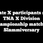 Ultimate X participants set for TNA X Division Championship match at Slammiversary