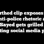 Unearthed clip exposes more anti-police rhetoric as El-Sayed gets grilled for deleting social media posts