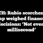 WATCH: Rubio scorches claim Trump weighed finances in Iran decisions: ‘Not even for a millisecond’