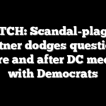 WATCH: Scandal-plagued Platner dodges questions before and after DC meeting with Democrats
