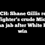 WATCH: Shane Gillis rejects UFC fighter’s crude Michelle Obama jab after White House win