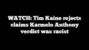 WATCH: Tim Kaine rejects claims Karmelo Anthony verdict was racist