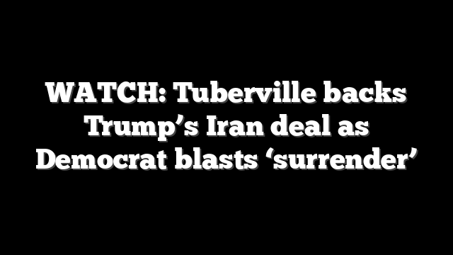 WATCH: Tuberville backs Trump’s Iran deal as Democrat blasts ‘surrender’