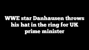 WWE star Danhausen throws his hat in the ring for UK prime minister