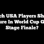 Which USA Players Should Feature In World Cup Group Stage Finale?