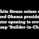 White House seizes on delayed Obama presidential center opening to crown Trump ‘Builder-in-Chief’
