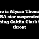 Who is Alyssa Thomas? WNBA star suspended for punching Caitlin Clark in the throat