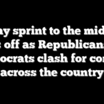 100 day sprint to the midterms kicks off as Republicans and Democrats clash for control across the country