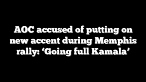 AOC accused of putting on new accent during Memphis rally: ‘Going full Kamala’