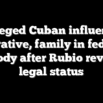 Alleged Cuban influence operative, family in federal custody after Rubio revokes legal status