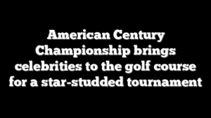 American Century Championship brings celebrities to the golf course for a star-studded tournament
