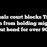 Appeals court blocks Trump admin from holding migrants without bond for over 90 days