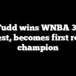 Azzi Fudd wins WNBA 3-point contest, becomes first rookie champion