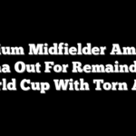 Belgium Midfielder Amadou Onana Out For Remainder Of World Cup With Torn ACL