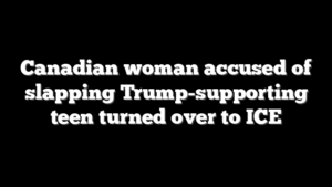 Canadian woman accused of slapping Trump-supporting teen turned over to ICE