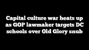 Capital culture war heats up as GOP lawmaker targets DC schools over Old Glory snub