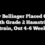 Cody Bellinger Placed On IL With Grade 2 Hamstring Strain, Out 4–6 Weeks
