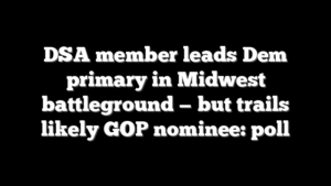 DSA member leads Dem primary in Midwest battleground — but trails likely GOP nominee: poll