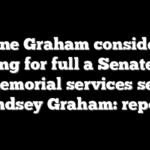 Darline Graham considering running for full a Senate term as memorial services set for Lindsey Graham: report