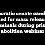 Democratic senate candidate called for mass release of criminals during prison abolition webinar