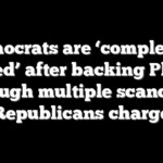 Democrats are ‘completely stained’ after backing Platner through multiple scandals, Republicans charge