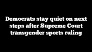 Democrats stay quiet on next steps after Supreme Court transgender sports ruling