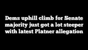 Dems uphill climb for Senate majority just got a lot steeper with latest Platner allegation