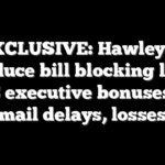 EXCLUSIVE: Hawley to introduce bill blocking lavish USPS executive bonuses over mail delays, losses
