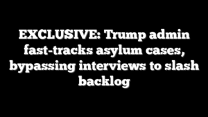 EXCLUSIVE: Trump admin fast-tracks asylum cases, bypassing interviews to slash backlog