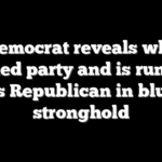 Ex-Democrat reveals why he ditched party and is running as Republican in blue stronghold