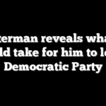 Fetterman reveals what it would take for him to leave Democratic Party