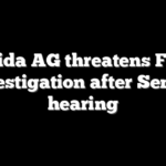 Florida AG threatens Fauci investigation after Senate hearing