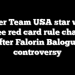 Former Team USA star wants to see red card rule change after Falorin Balogun controversy