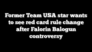Former Team USA star wants to see red card rule change after Falorin Balogun controversy